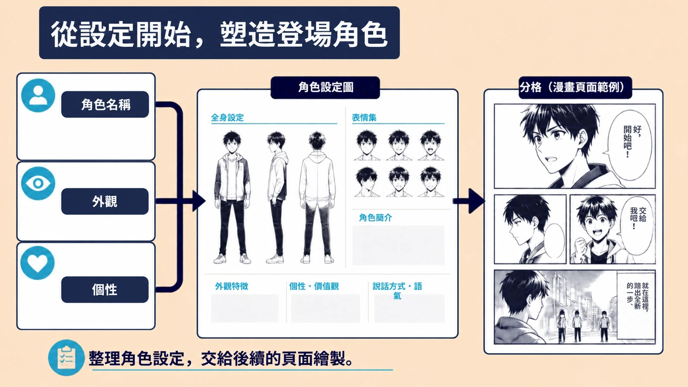 從設定開始打造登場角色